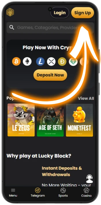 Luckyblock click login