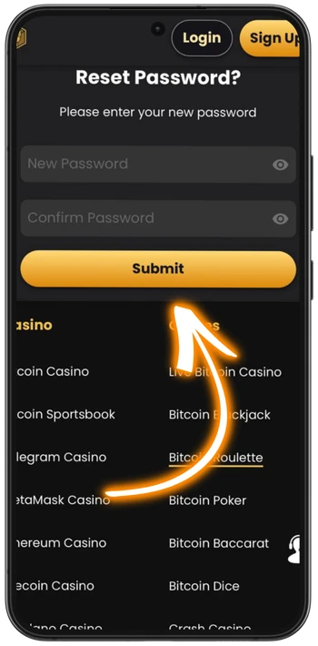 Luckyblock new password