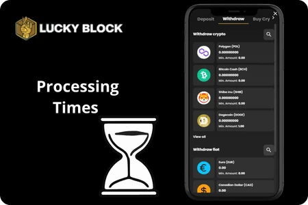 Luckyblock processing times and confirmations