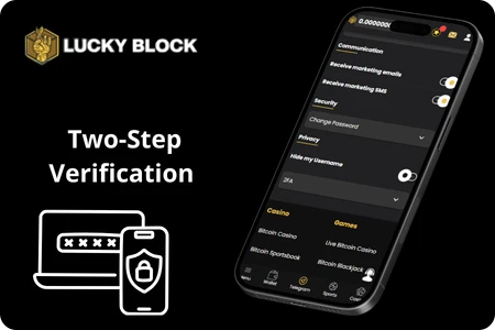 luckyblock two step verification